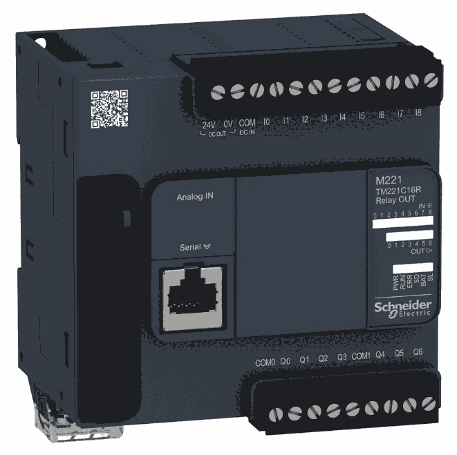 施耐德TM221C24U可編程控制器，24 V DC，0.5 A