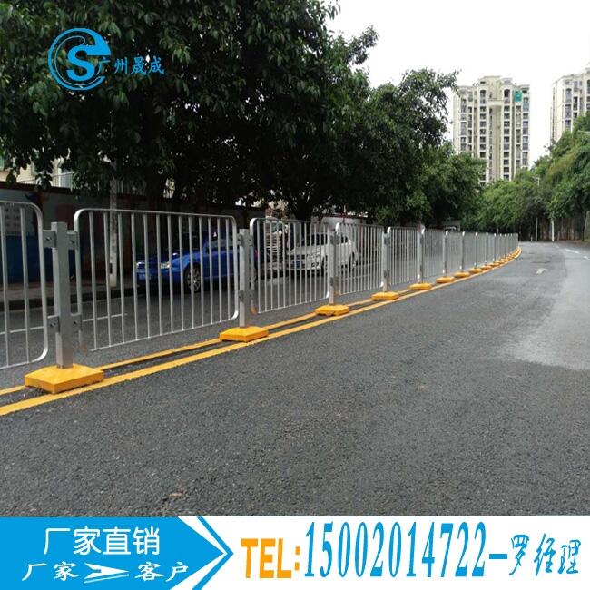 機動車道路防護欄 底座甲型欄桿 深圳標(biāo)1、2隔離欄廠家直銷