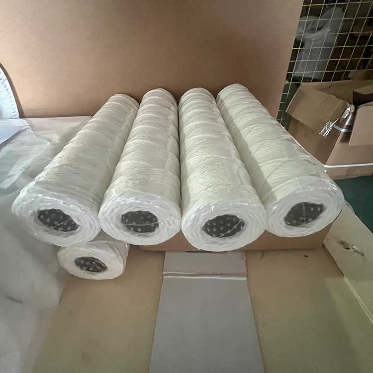 嘉碩環(huán)保生產(chǎn)供應脫脂棉線繞濾芯 10寸不銹鋼骨架 水過濾