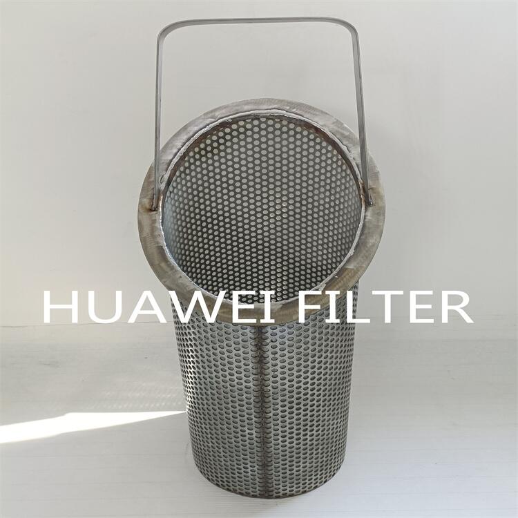 HUAWEI供應(yīng)化工廠不銹鋼籃式過(guò)濾器