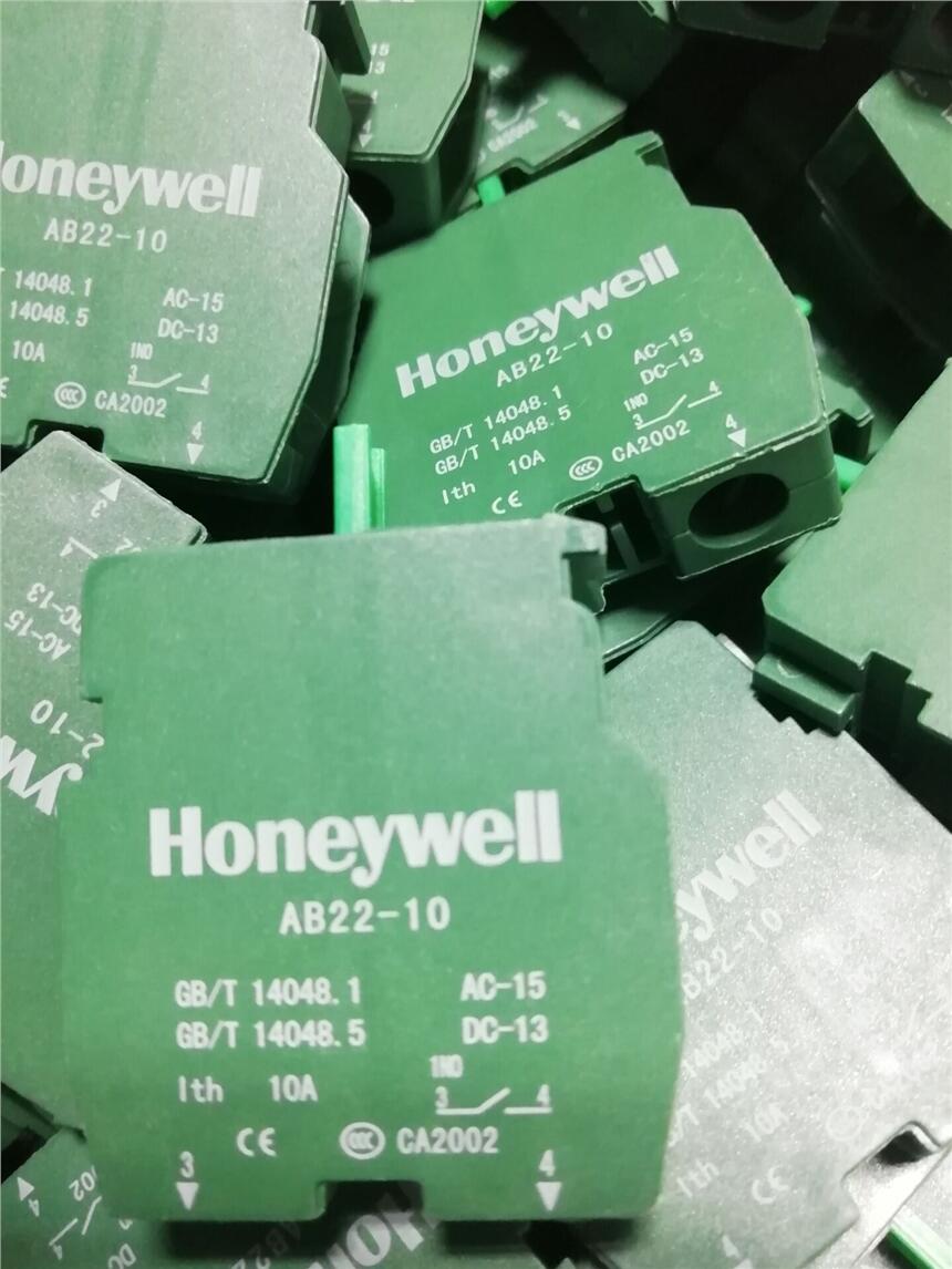 全新原裝Honeywell/霍尼韋爾按鈕附件觸點(diǎn)AB22-10綠色常開