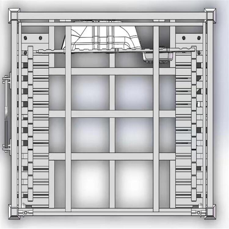 江蘇新朝祥 防撞梁總成料架 提高空間利用率汽車料架生產(chǎn)廠家