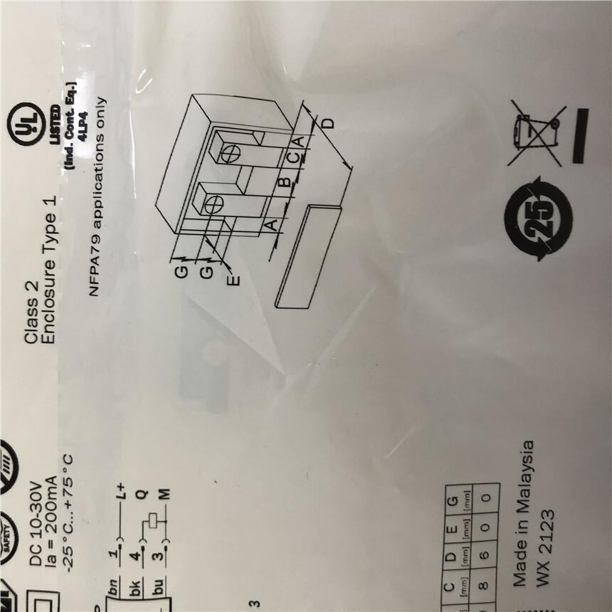 電感式接近傳感器 IQYIQ08-02BPSKT0S德國西克 訂貨號: 1055494