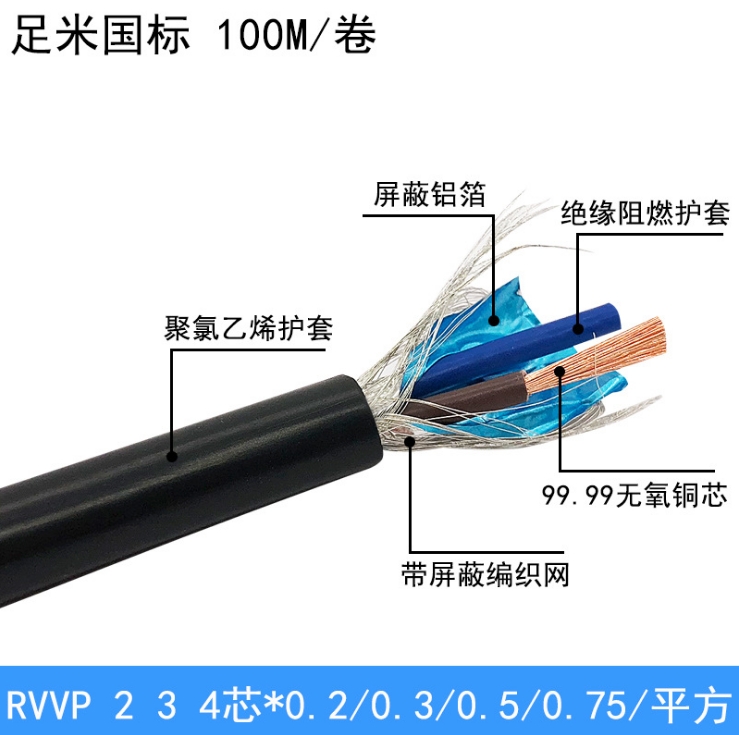 RS485電纜24AWG通信電纜用途ASTP-120Ω鎧裝總線電纜