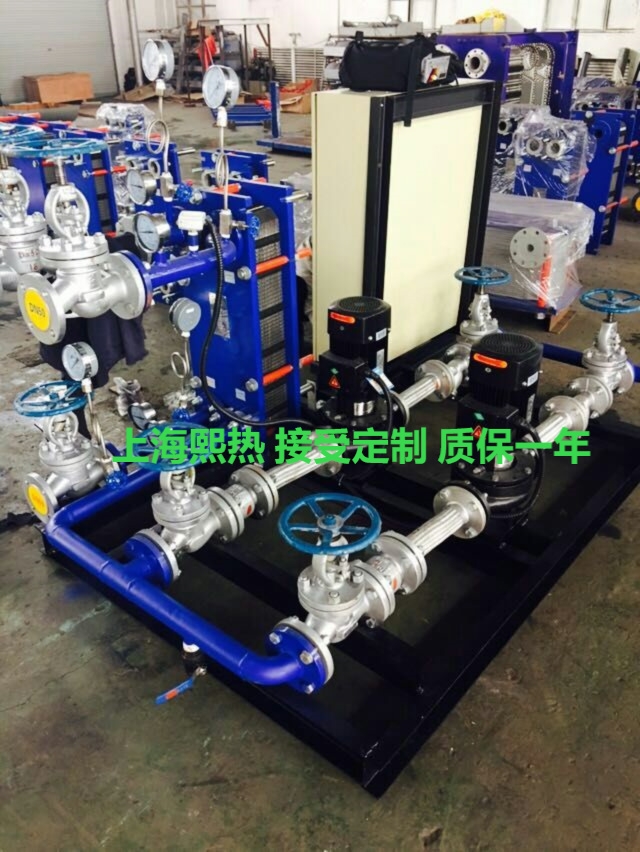 江蘇太倉 乙二醇溶液換熱機組 冷卻液壓油板式換熱器 接受定制