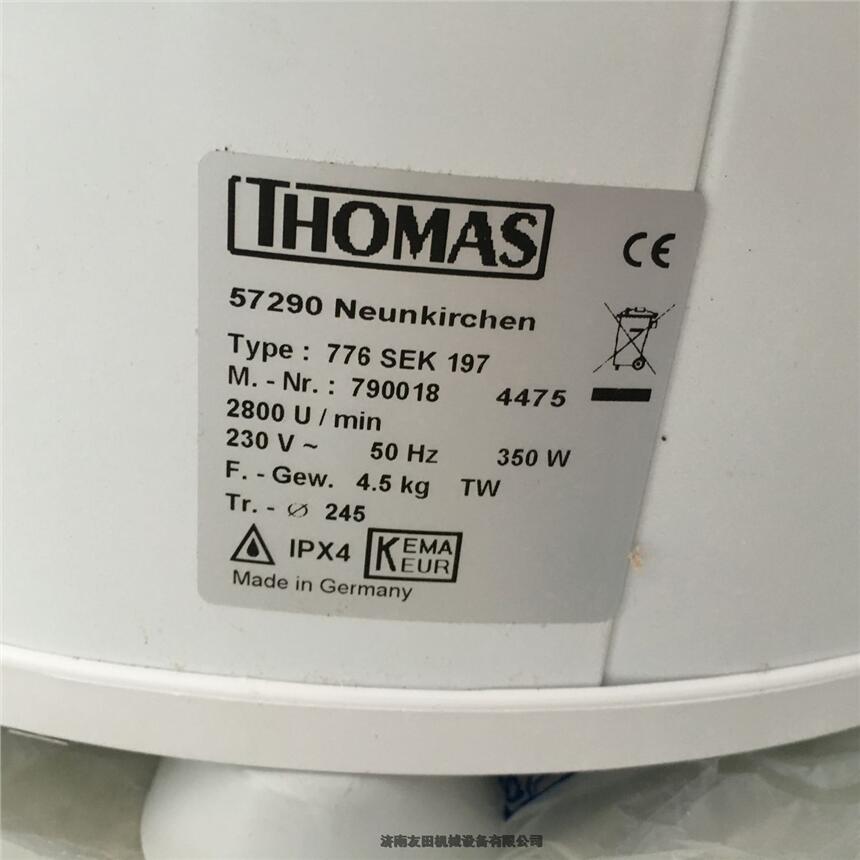 THOMAS 高速脫水機(jī)  塑料外殼776 SEK 197	