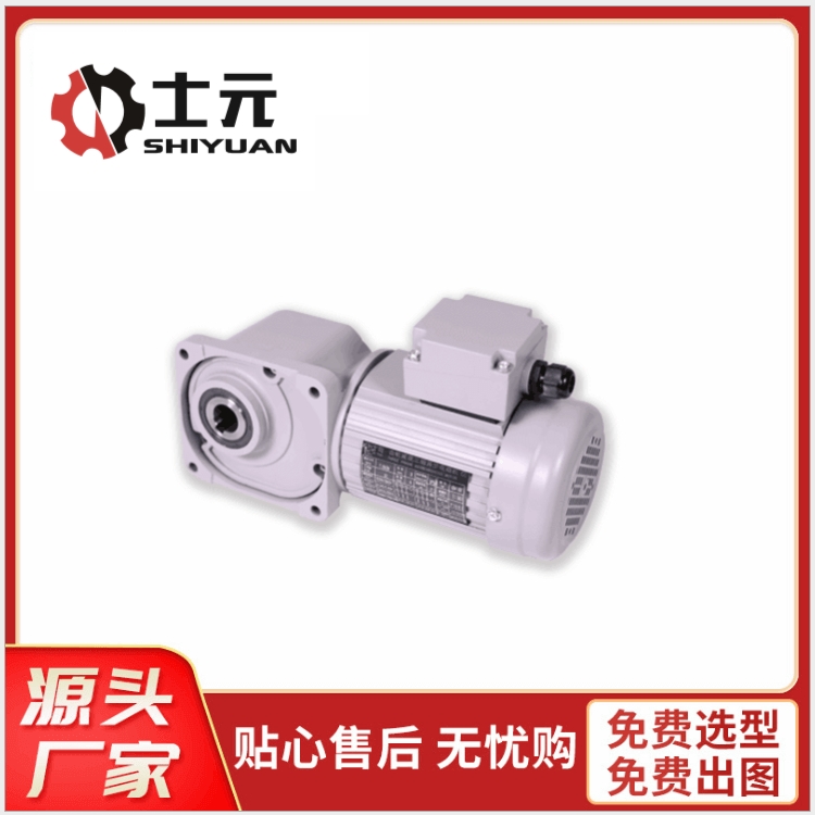 中空直角減速機(jī)100W-3700W直角中空變頻調(diào)速電機(jī)，士元