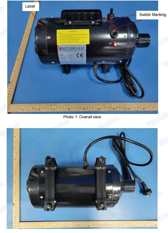 寵物烘干機(jī)吹水機(jī)澳洲RCM認(rèn)證