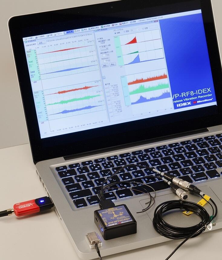 日本idex3軸無線振動記錄儀