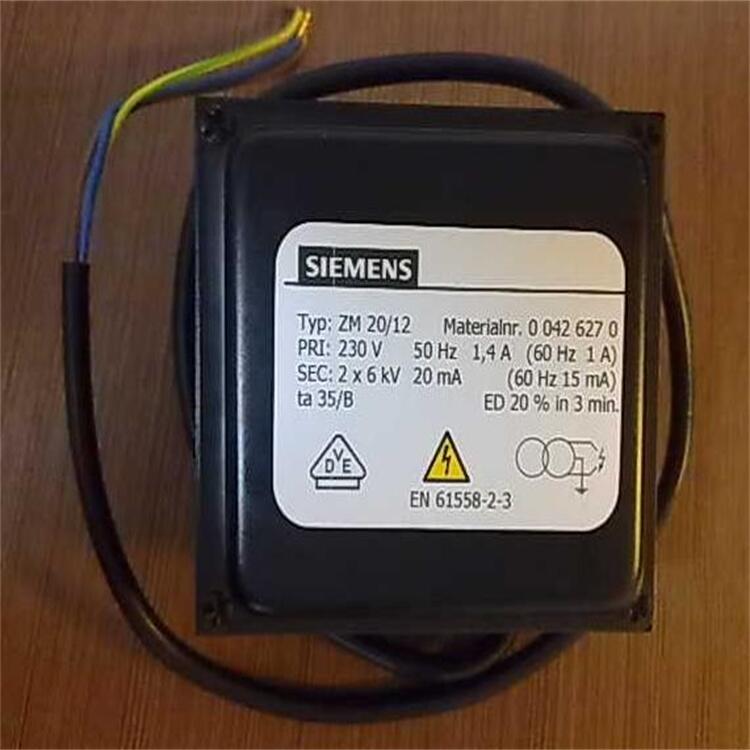 SIEMENS西門子點火變壓器ZM20/10 ZM20/12