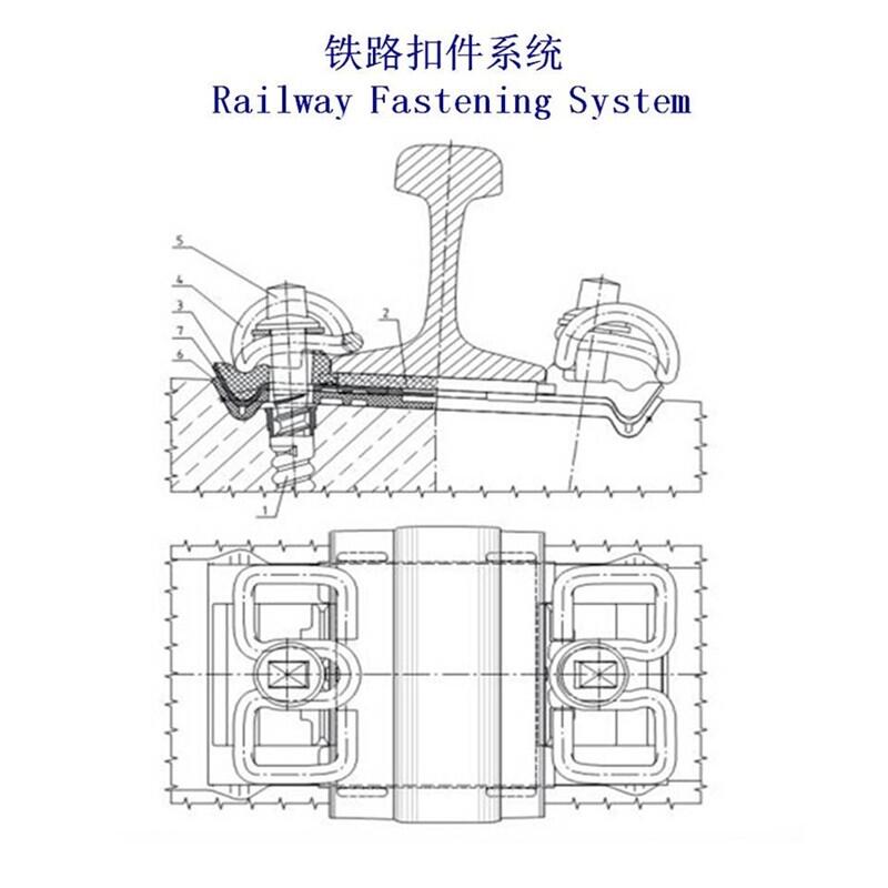 江蘇比利時(shí)雙孔壓板鋼軌扣件定制