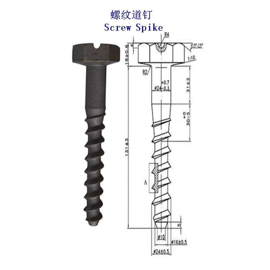 拉脫維亞35CrMo螺旋道釘工廠