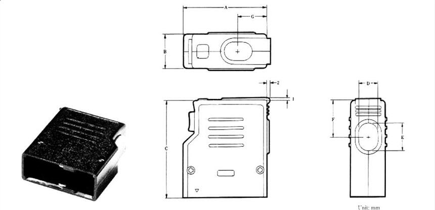 HRS連接器P-1660A-CA(50)60pin公頭外殼廣瀨插頭正品特價(jià)