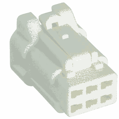 6孔廣瀨塑殼DF62W-6S-2.2C庫存HRS連接器防水插頭