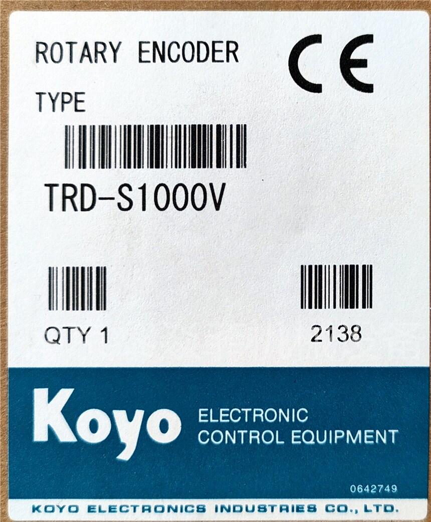 日本KoyoElectronics光學(xué)旋轉(zhuǎn)編碼器TRD-N3-SW江蘇淮安12VDC