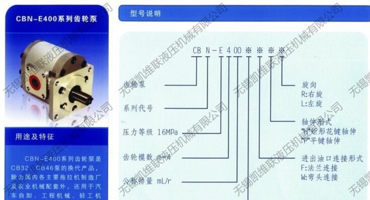 北海CBK1016/12-B1FR,雙聯(lián)齒輪泵,廠家直銷