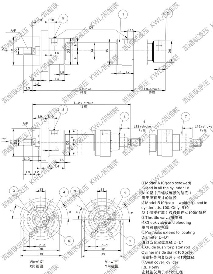 包頭CD250B50/35-345,重型液壓缸廠家直銷