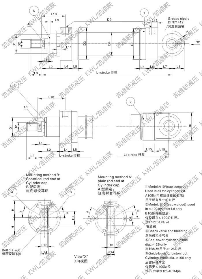 蕪湖CD350C320/220-890,重型液壓缸優(yōu)質產品