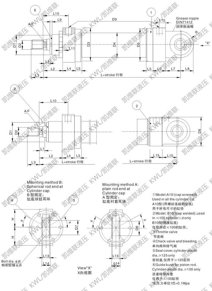 長(zhǎng)治CD350A50/28-890,重型液壓缸優(yōu)質(zhì)產(chǎn)品