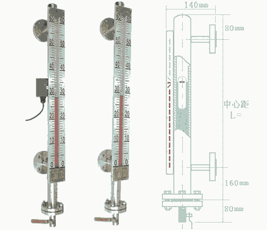 廠家直銷頂裝式磁性浮子液位計(jì) 磁翻板液位計(jì)