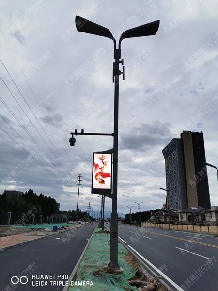 太龍智顯LED燈桿屏進軍高端顯示市場