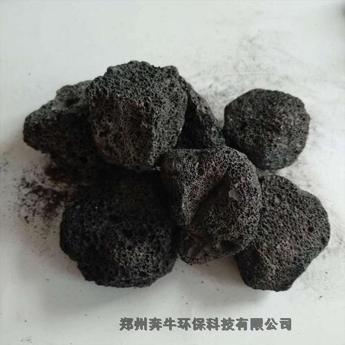 原礦大量批發(fā)多孔各種顏色火山巖濾料