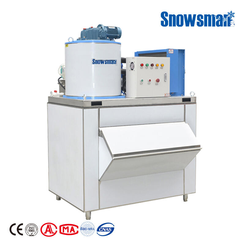 SNOWSMAN雪人鱗片冰機(jī)AP-3T超市冰塊機(jī)生鮮冰塊機(jī)