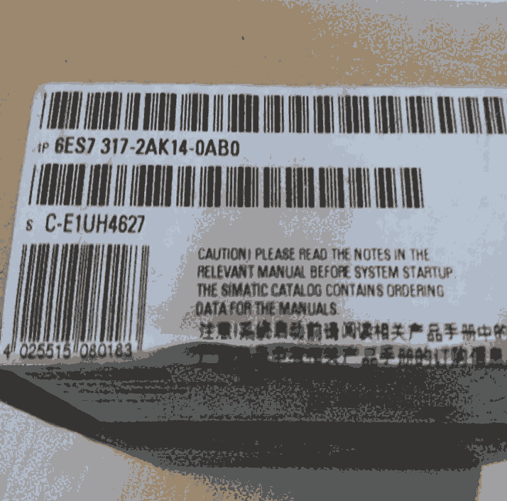 西門子CPU 317-2DP 6ES7317-2AK14-0AB0中央處理器