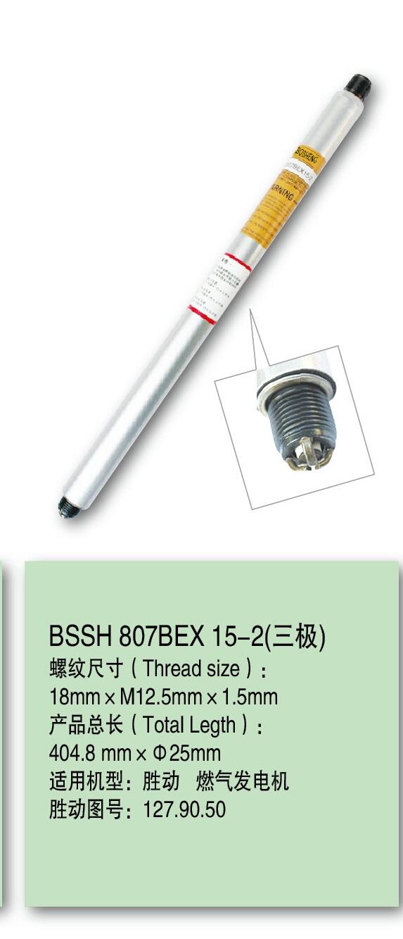 焦化廠、酒廠燃氣發(fā)電機火花塞廠家直銷，勝動807BEX15-2火花塞