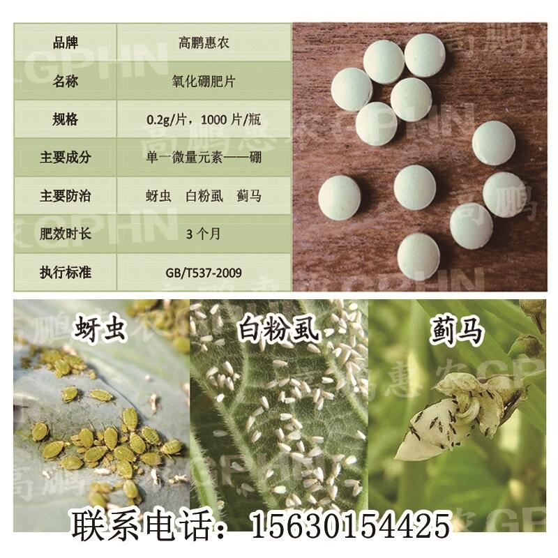 1000片/瓶防治蔬菜蚜蟲(chóng)移栽片廠家