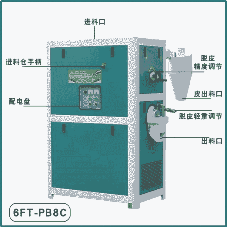 PB8C型免烘干大豆脫皮機(jī) 黃豆脫皮拋光機(jī)設(shè)備 大豆破瓣機(jī)