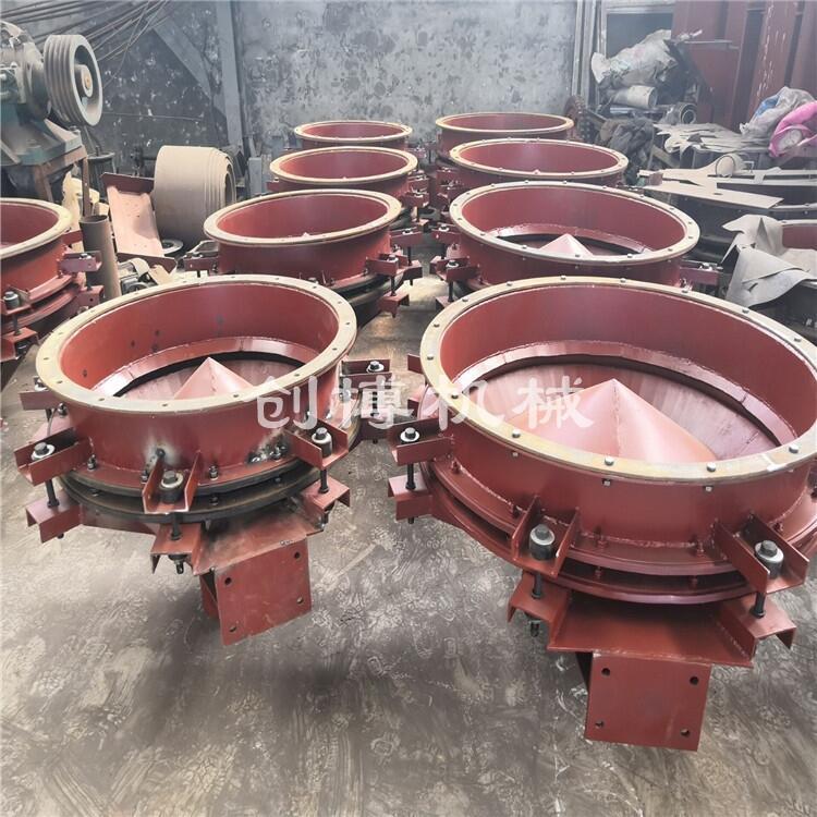 赤峰破橋裝置散料料倉清堵活化料斗直徑1200mm 創(chuàng)博樹脂粉給料用振動料斗