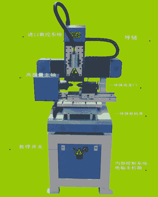 山西太原4040小型銅章數(shù)控雕刻機 金屬鋁板2.2kw