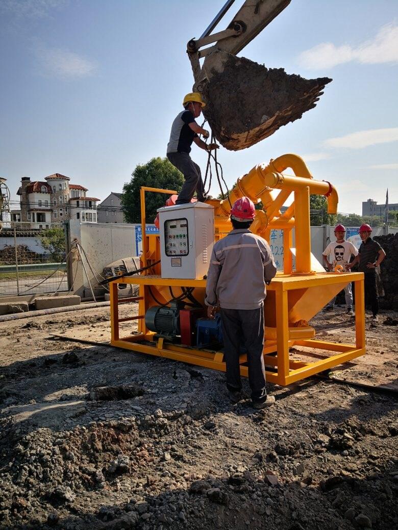 定西頂管泥漿處理器方法WFL-100泥土沙分離機