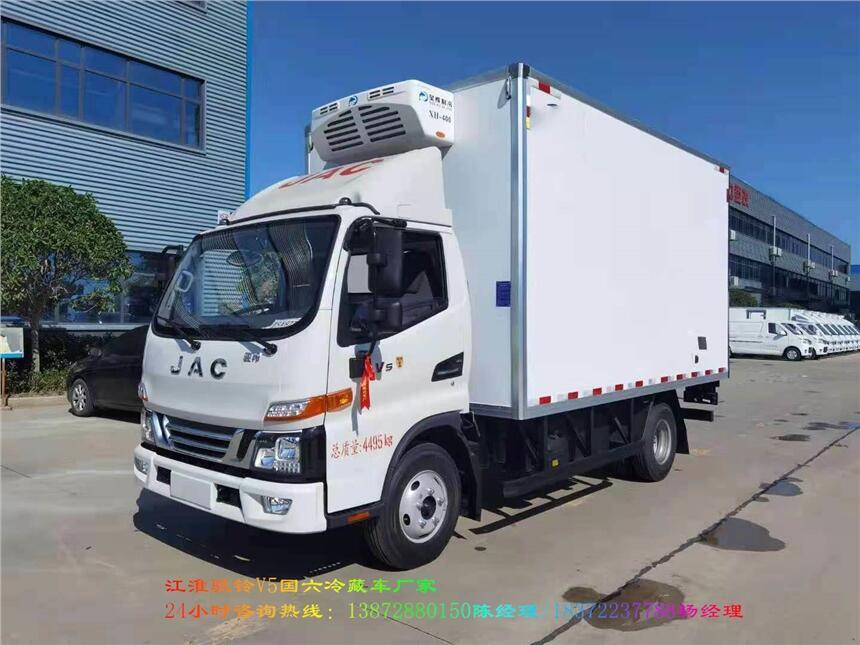 通化市國六五菱榮光汽油冷藏車