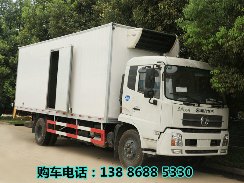 國六東風多利卡 帶雙溫機組 豬肉白條肉鉤車 純電動 4.2米冷藏車
