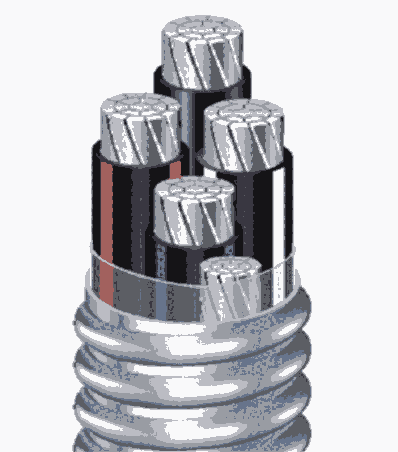 鋁合金電纜連鎖鎧裝線纜