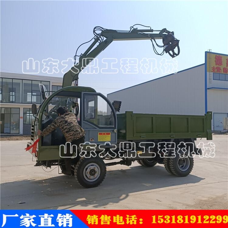 生產(chǎn)帶挖掘機(jī)的四不像運(yùn)輸車10噸四不像挖機(jī) 四不像隨車挖機(jī) 六輪四不像隨車挖