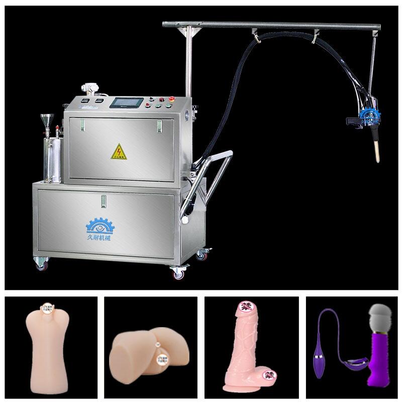 雙組份液態(tài)硅膠灌膠機(jī)，硅膠倒模包膠設(shè)備廠家-久耐機(jī)械