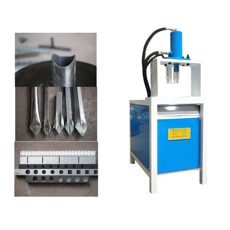 多功能設備液壓沖孔機操作槽鋼角鐵方圓管扁鐵鋁合金鍍鋅管可以沖孔切斷壓槍尖折角功能