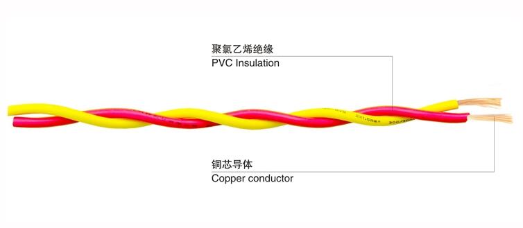 雙絞銅絲編織屏蔽RVVSP-2X0.5有庫存