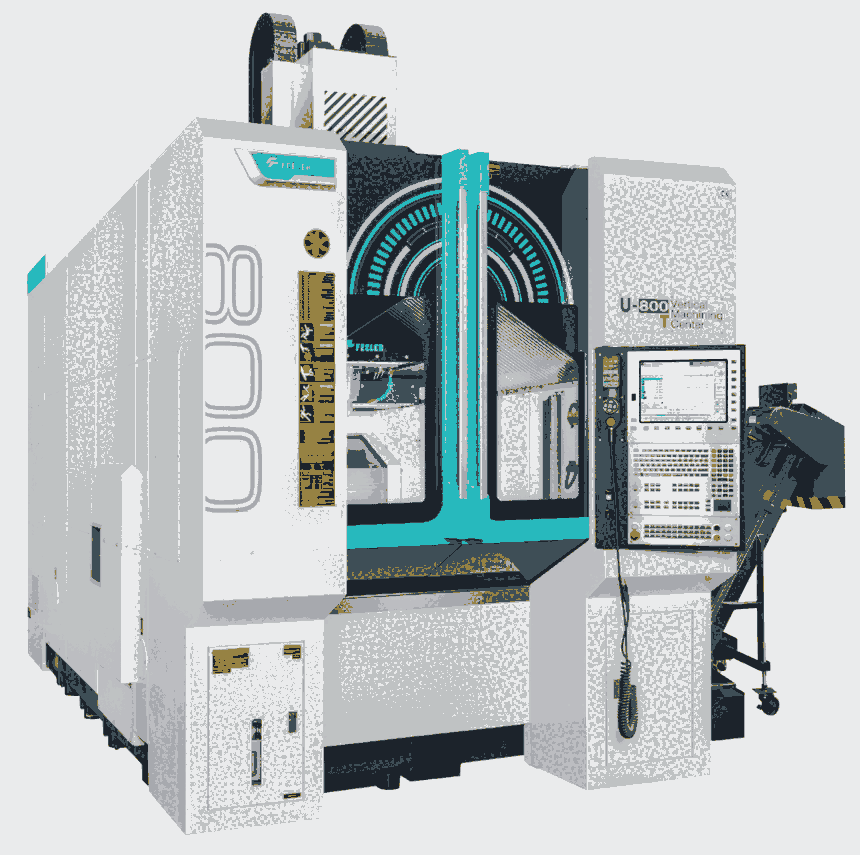 臺灣友嘉U-800T天車式五軸立式加工中心FEELER