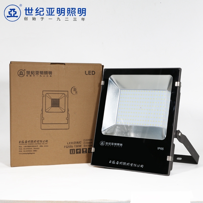 上海亞明FG55b LED泛光燈100W防水燈具