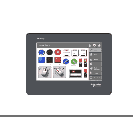 施耐德HMISTO715-4.3寸觸摸屏RS232/RS485RJ45接口型
