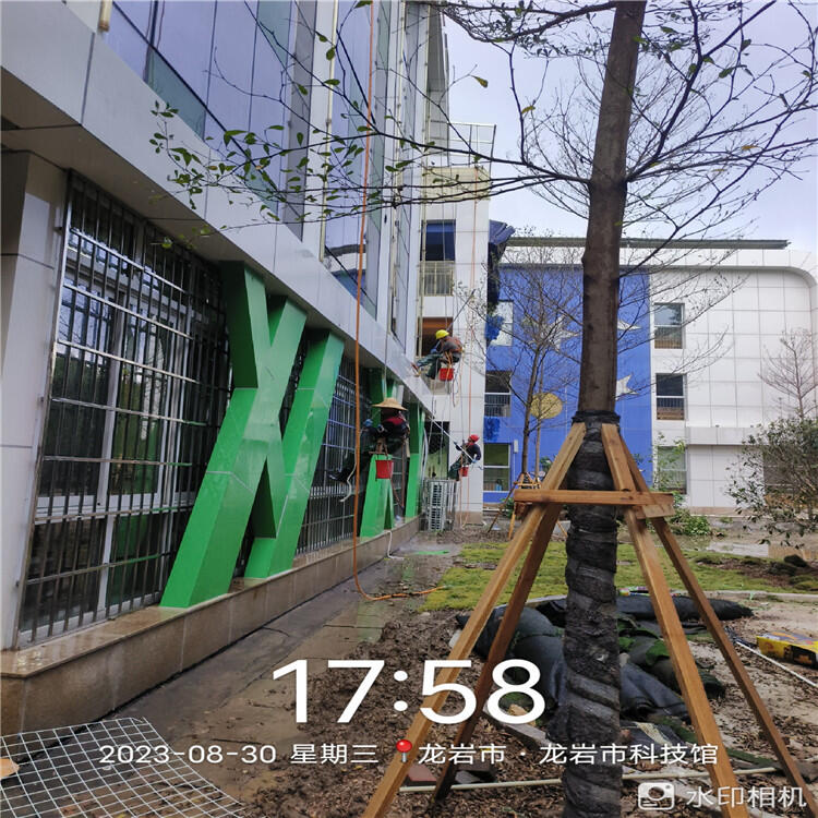 福建漳州市舊廠房清洗哪家好蜘蛛人高空作業(yè)瓷磚空鼓修復(fù)