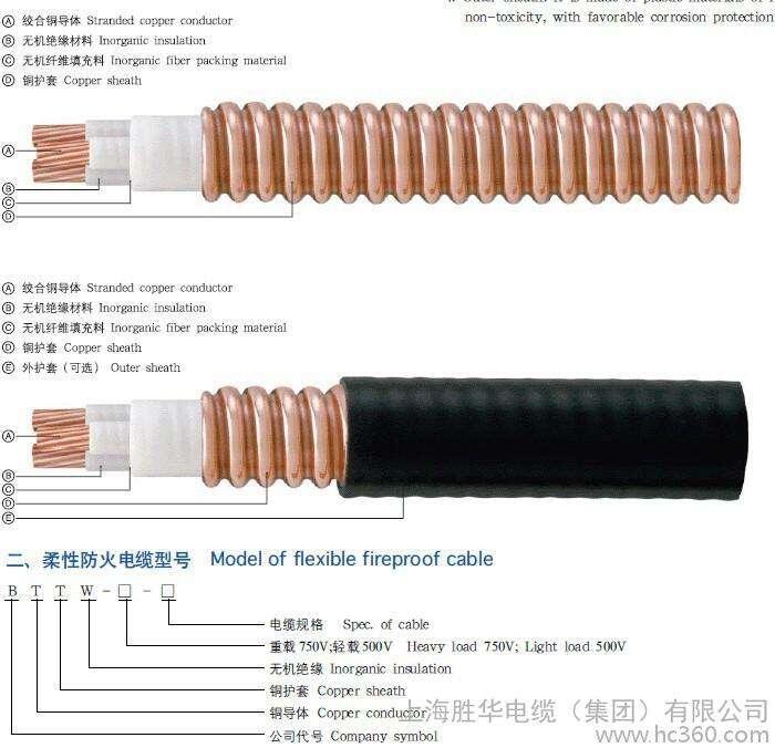 廣州南洋電纜廠家供應(yīng)WD-YTTWY金屬護套無機礦物絕緣無鹵低煙聚烯烴電纜