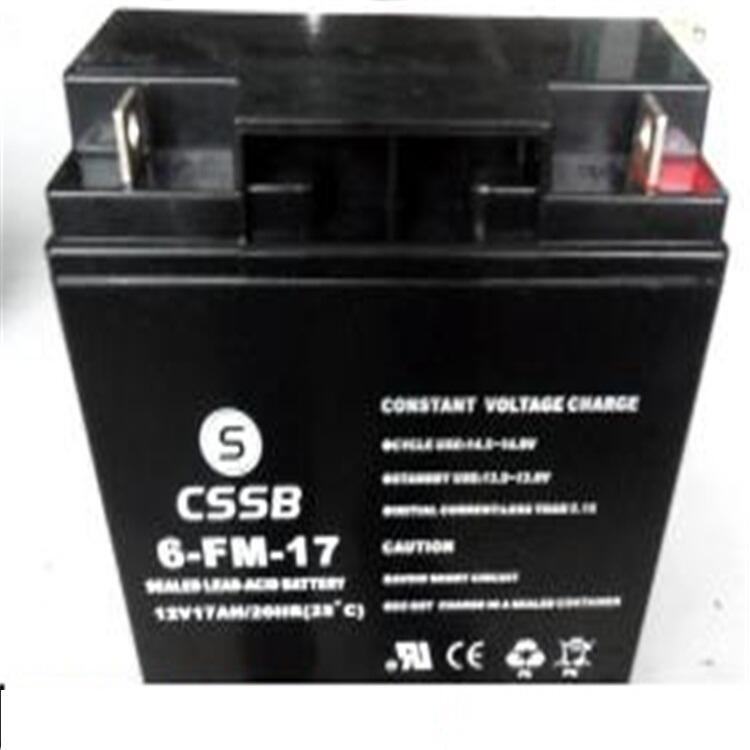 CSSB沈松6-FM-17ups電源外接蓄電池12V17AH20HR