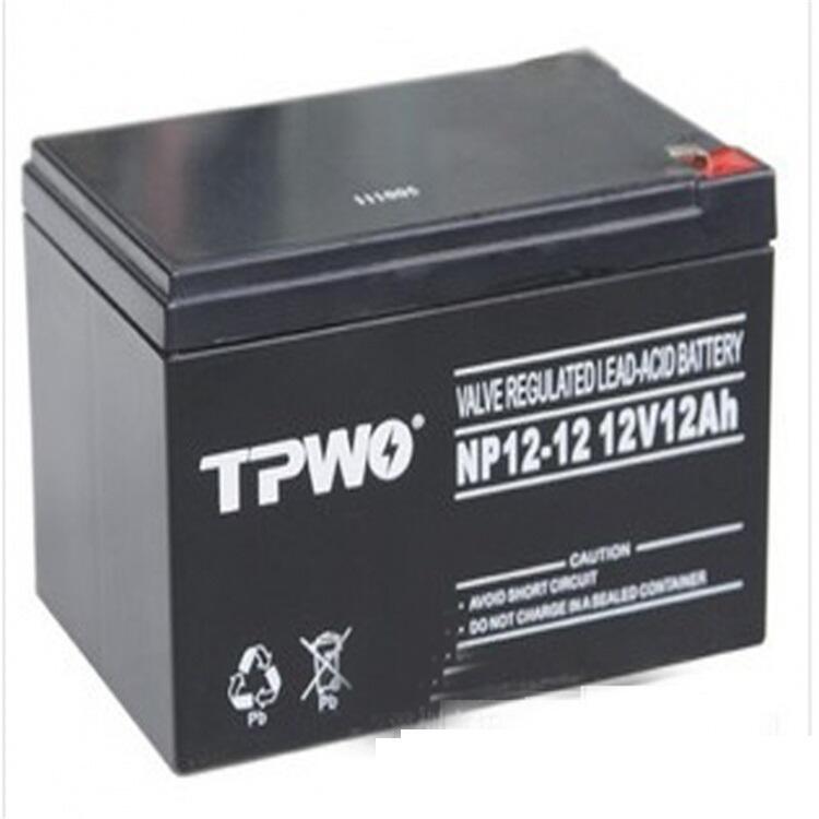 TPWO拓普沃NP12-12消防照明電源ups蓄電池12V12AH批發(fā)