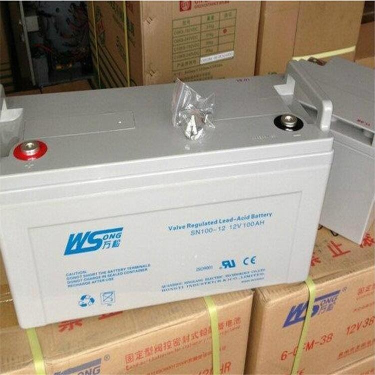 12V100AHups延時(shí)蓄電池萬(wàn)松SN100-12包郵