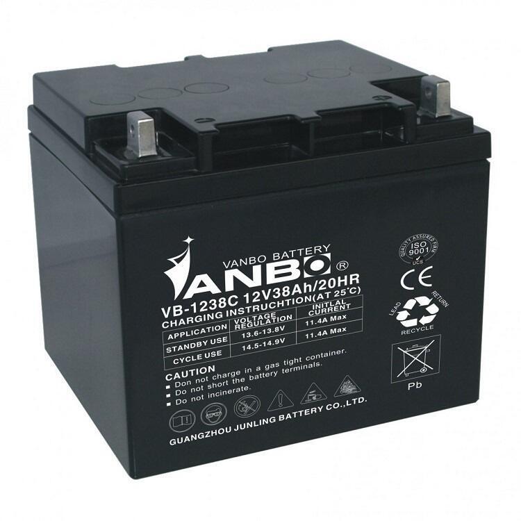 威博12V38AHups蓄電池NP38-12  VB-1238C使用安裝